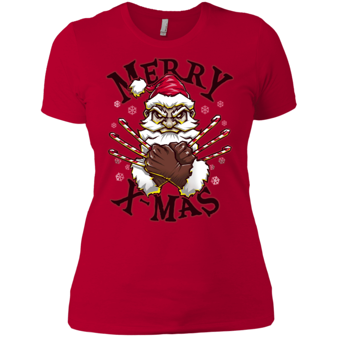 T-Shirts Red / X-Small Merry X-Mas Women's Premium T-Shirt