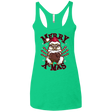 T-Shirts Envy / X-Small Merry X-Mas Women's Triblend Racerback Tank