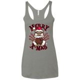 T-Shirts Venetian Grey / X-Small Merry X-Mas Women's Triblend Racerback Tank