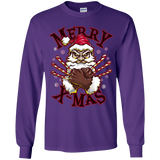 T-Shirts Purple / YS Merry X-Mas Youth Long Sleeve T-Shirt
