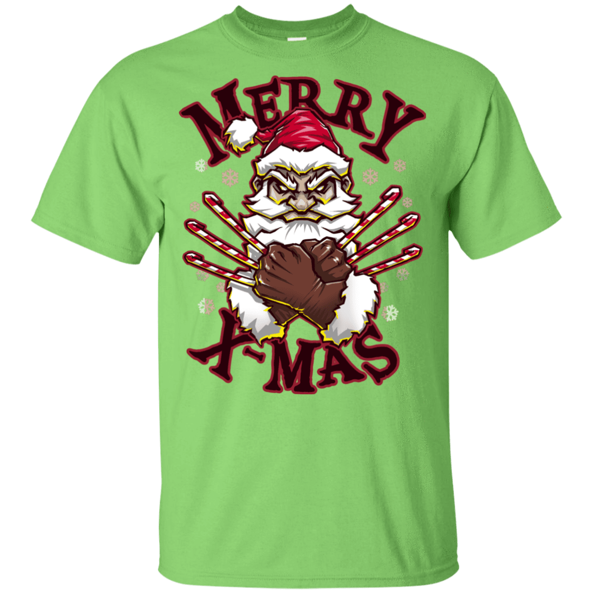 T-Shirts Lime / YXS Merry X-Mas Youth T-Shirt