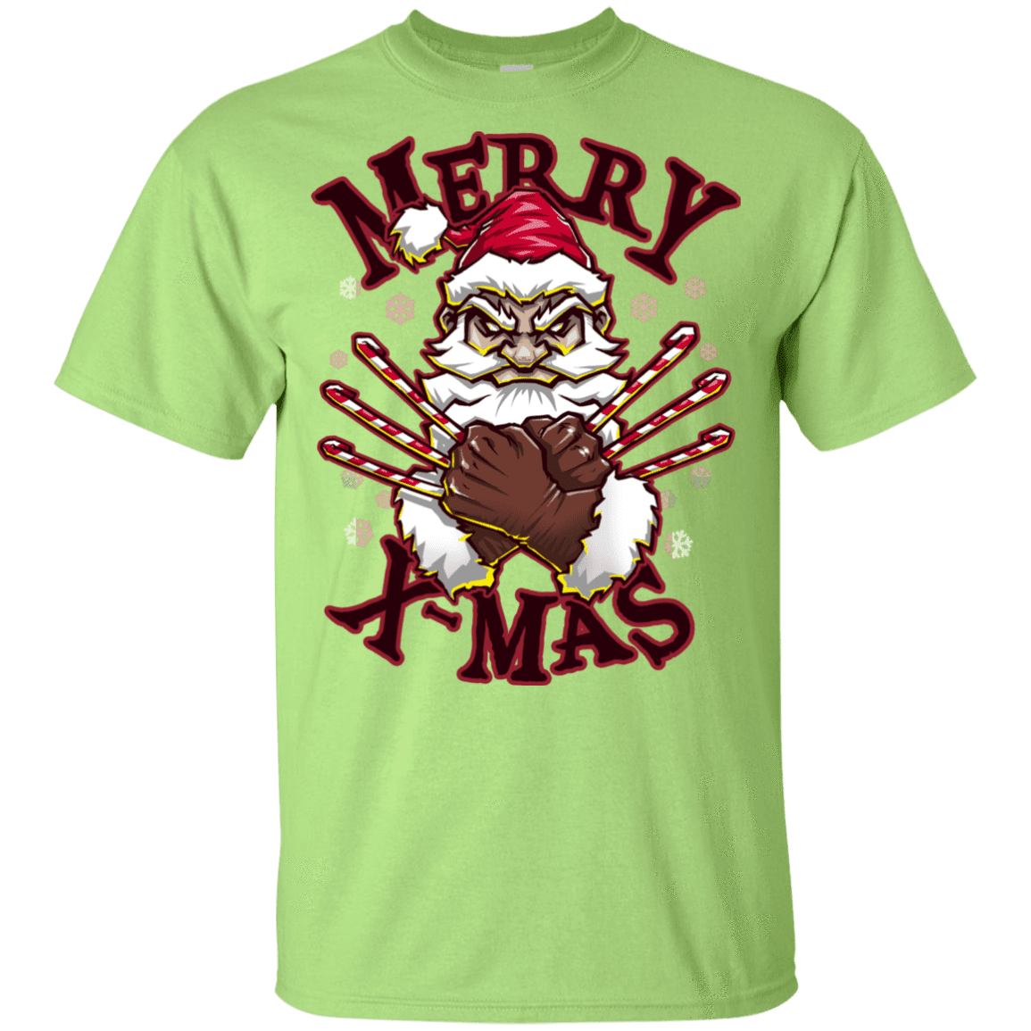 T-Shirts Mint Green / YXS Merry X-Mas Youth T-Shirt