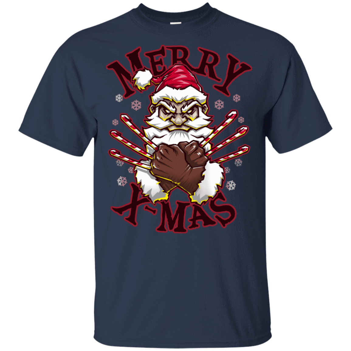 T-Shirts Navy / YXS Merry X-Mas Youth T-Shirt