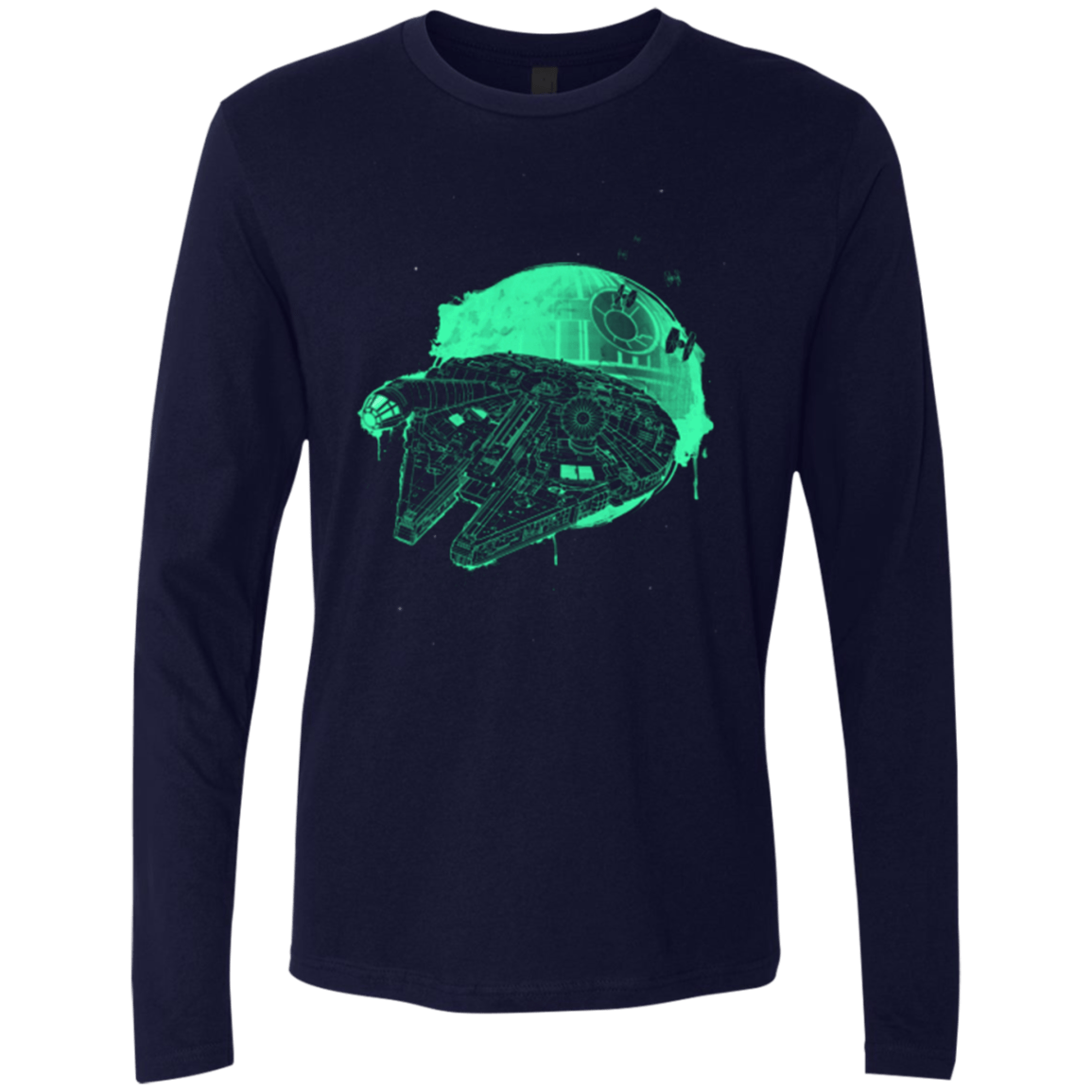 T-Shirts Midnight Navy / Small Messy Rescue Men's Premium Long Sleeve