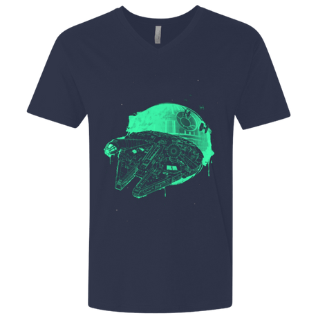 T-Shirts Midnight Navy / X-Small Messy Rescue Men's Premium V-Neck