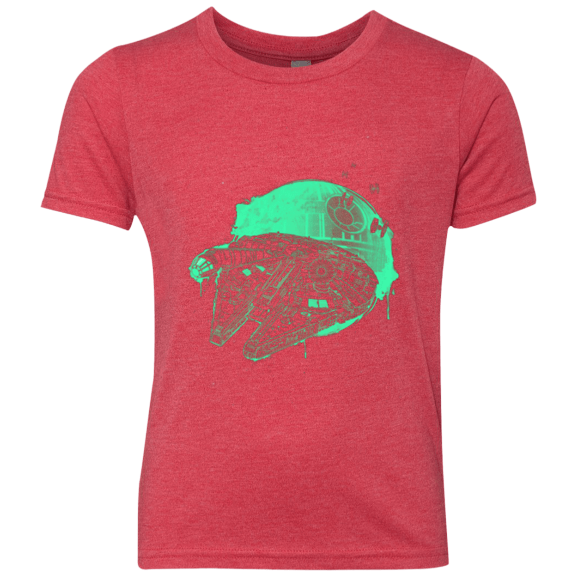 T-Shirts Vintage Red / YXS Messy Rescue Youth Triblend T-Shirt