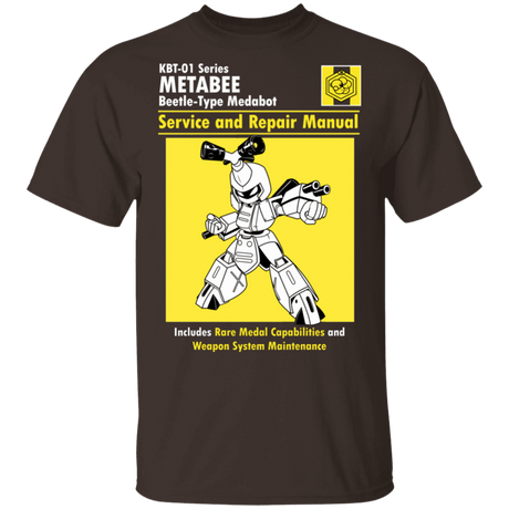 T-Shirts Dark Chocolate / S Metabee Manual T-Shirt