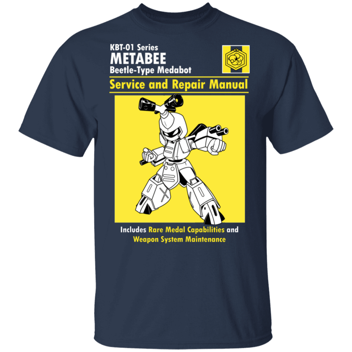 T-Shirts Navy / S Metabee Manual T-Shirt