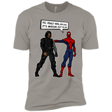 T-Shirts Light Grey / YXS Metal Arm Dude Boys Premium T-Shirt