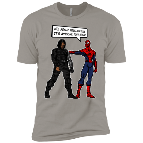 T-Shirts Light Grey / YXS Metal Arm Dude Boys Premium T-Shirt