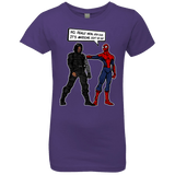 T-Shirts Purple Rush / YXS Metal Arm Dude Girls Premium T-Shirt