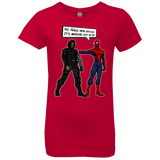 T-Shirts Red / YXS Metal Arm Dude Girls Premium T-Shirt