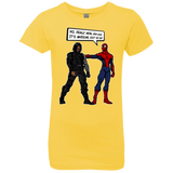 T-Shirts Vibrant Yellow / YXS Metal Arm Dude Girls Premium T-Shirt