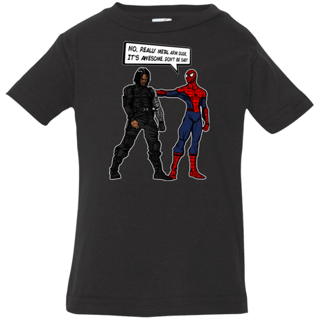 T-Shirts Black / 6 Months Metal Arm Dude Infant PremiumT-Shirt