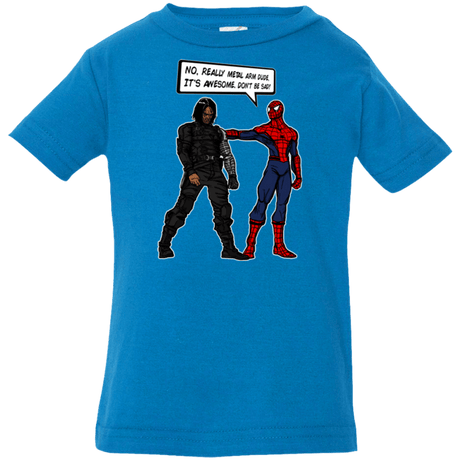 T-Shirts Cobalt / 6 Months Metal Arm Dude Infant PremiumT-Shirt