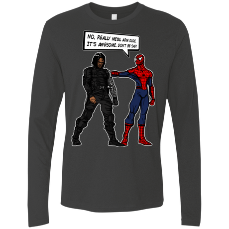 T-Shirts Heavy Metal / Small Metal Arm Dude Men's Premium Long Sleeve