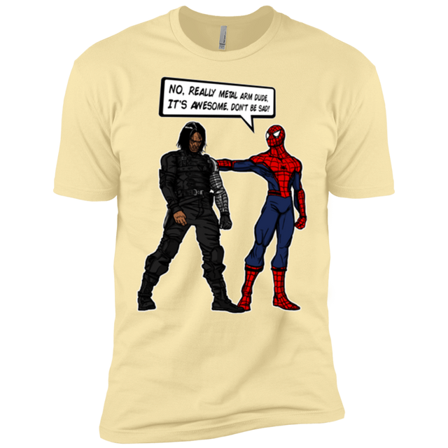 T-Shirts Banana Cream / X-Small Metal Arm Dude Men's Premium T-Shirt