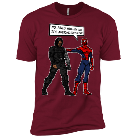 T-Shirts Cardinal / X-Small Metal Arm Dude Men's Premium T-Shirt