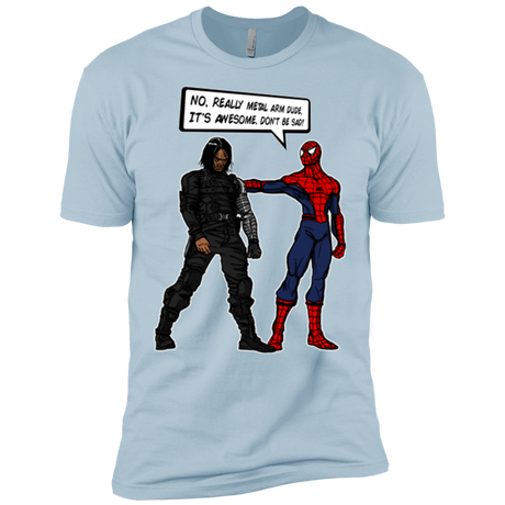 T-Shirts Light Blue / X-Small Metal Arm Dude Men's Premium T-Shirt