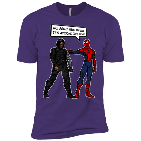 T-Shirts Purple Rush/ / X-Small Metal Arm Dude Men's Premium T-Shirt