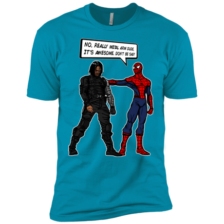 T-Shirts Turquoise / X-Small Metal Arm Dude Men's Premium T-Shirt