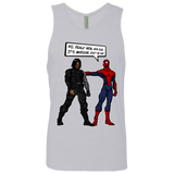 T-Shirts Heather Grey / Small Metal Arm Dude Men's Premium Tank Top