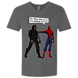 T-Shirts Heavy Metal / X-Small Metal Arm Dude Men's Premium V-Neck