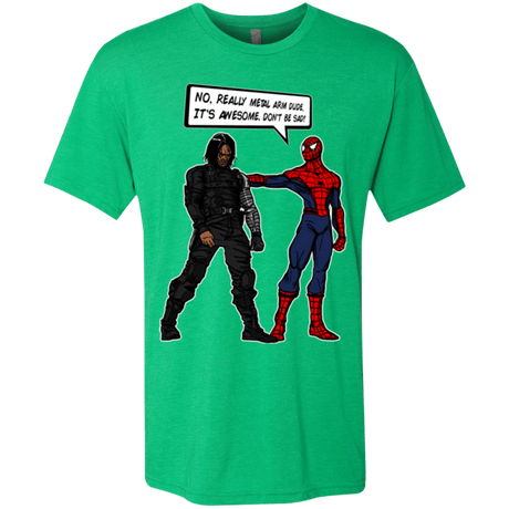 T-Shirts Envy / Small Metal Arm Dude Men's Triblend T-Shirt