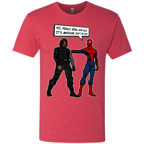 T-Shirts Vintage Red / Small Metal Arm Dude Men's Triblend T-Shirt