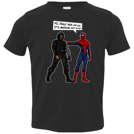 T-Shirts Black / 2T Metal Arm Dude Toddler Premium T-Shirt