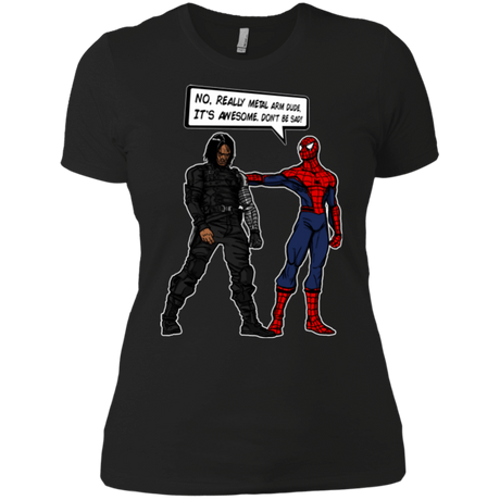 T-Shirts Black / X-Small Metal Arm Dude Women's Premium T-Shirt