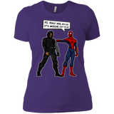 T-Shirts Purple Rush/ / X-Small Metal Arm Dude Women's Premium T-Shirt