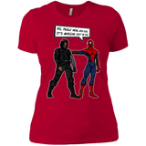 T-Shirts Red / X-Small Metal Arm Dude Women's Premium T-Shirt