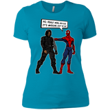 T-Shirts Turquoise / X-Small Metal Arm Dude Women's Premium T-Shirt