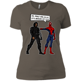 T-Shirts Warm Grey / X-Small Metal Arm Dude Women's Premium T-Shirt