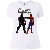 T-Shirts White / X-Small Metal Arm Dude Women's Premium T-Shirt