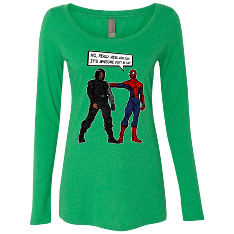 T-Shirts Envy / Small Metal Arm Dude Women's Triblend Long Sleeve Shirt