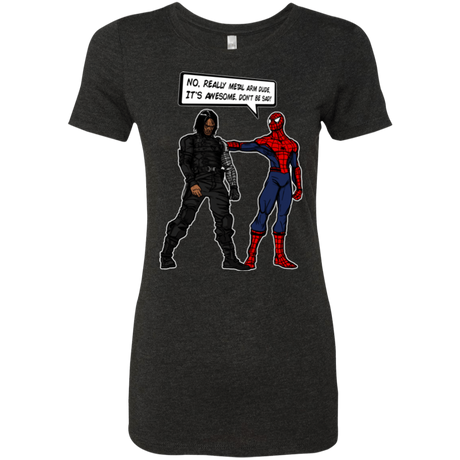 T-Shirts Vintage Black / Small Metal Arm Dude Women's Triblend T-Shirt