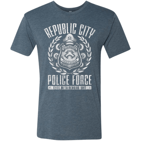 T-Shirts Indigo / Small Metal is Enduring Men's Triblend T-Shirt