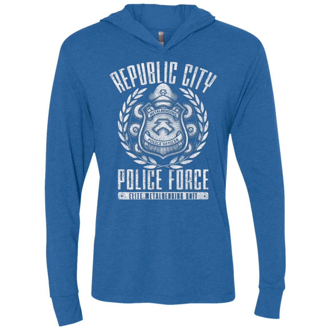 T-Shirts Vintage Royal / X-Small Metal is Enduring Triblend Long Sleeve Hoodie Tee