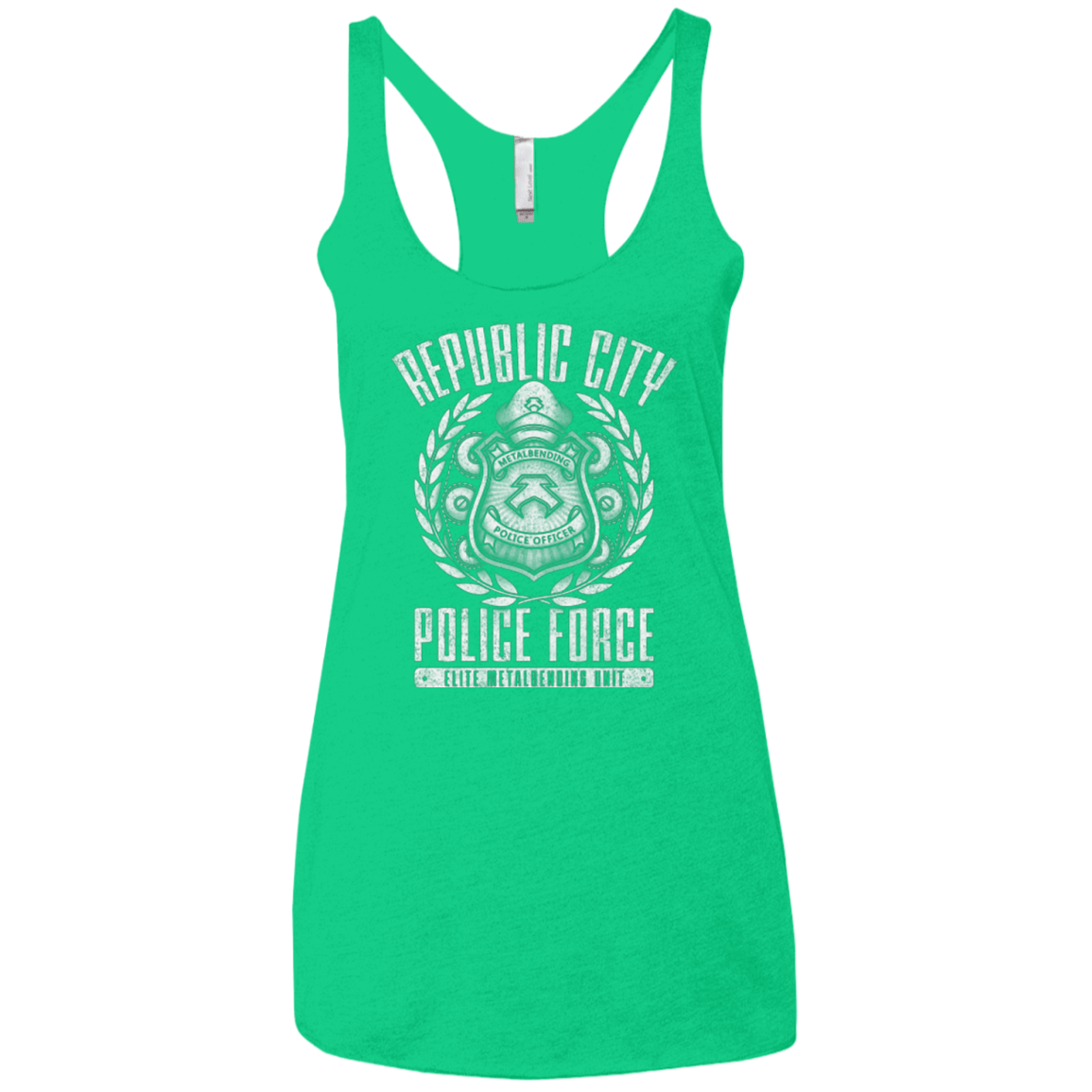 T-Shirts Envy / X-Small Metal is Enduring Women's Triblend Racerback Tank