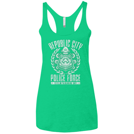 T-Shirts Envy / X-Small Metal is Enduring Women's Triblend Racerback Tank