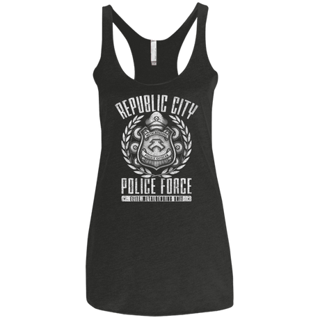 T-Shirts Vintage Black / X-Small Metal is Enduring Women's Triblend Racerback Tank