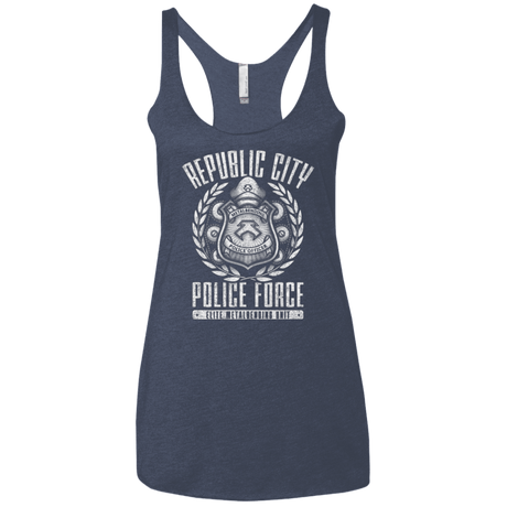 T-Shirts Vintage Navy / X-Small Metal is Enduring Women's Triblend Racerback Tank