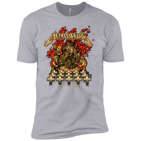 T-Shirts Heather Grey / YXS METALLIC SLUG Boys Premium T-Shirt