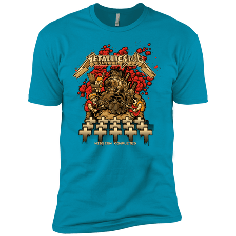 T-Shirts Turquoise / YXS METALLIC SLUG Boys Premium T-Shirt