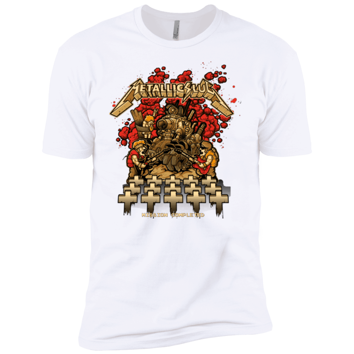 T-Shirts White / YXS METALLIC SLUG Boys Premium T-Shirt