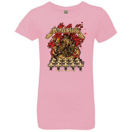 T-Shirts Light Pink / YXS METALLIC SLUG Girls Premium T-Shirt