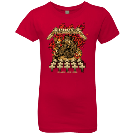 T-Shirts Red / YXS METALLIC SLUG Girls Premium T-Shirt