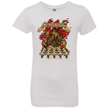 T-Shirts White / YXS METALLIC SLUG Girls Premium T-Shirt